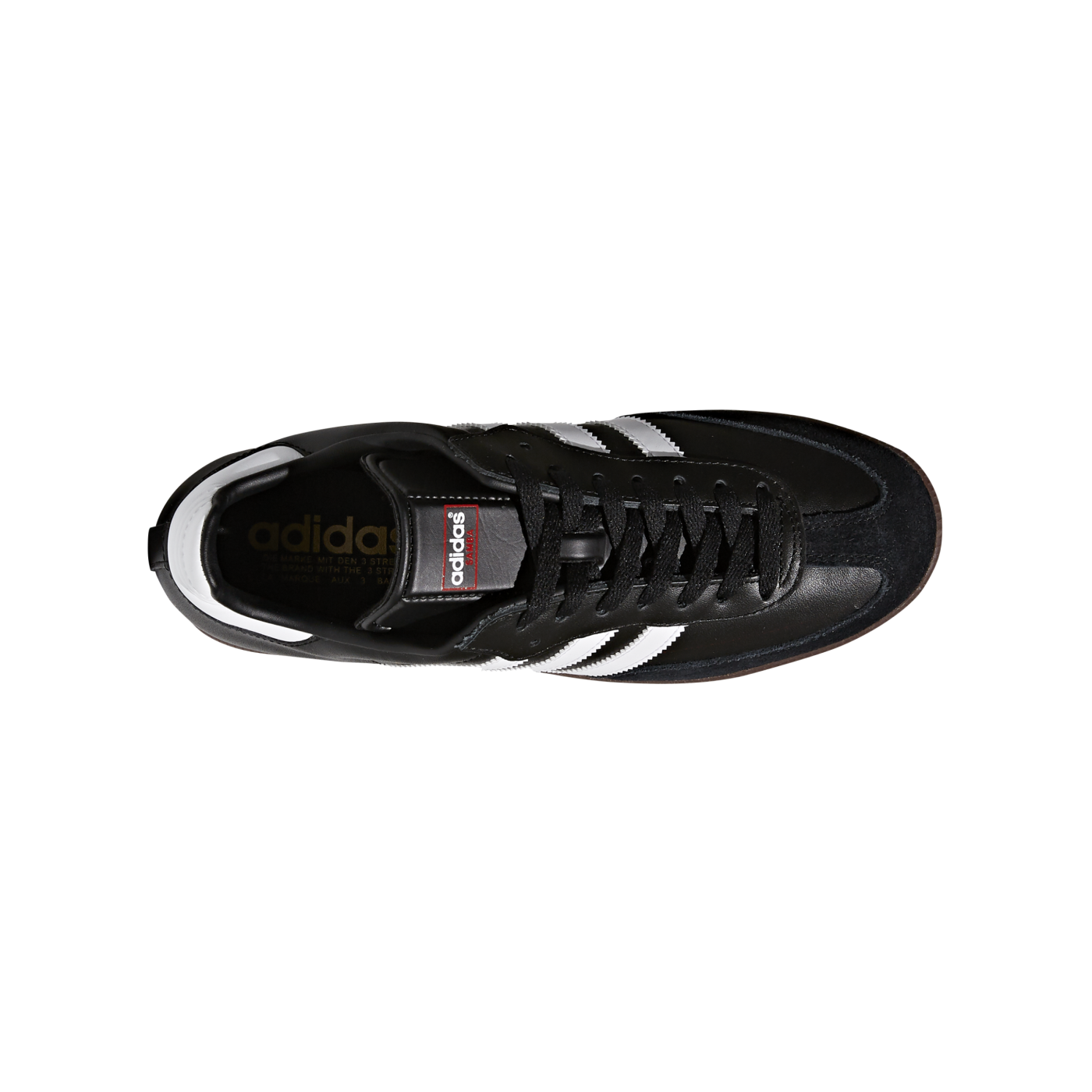 adidas Samba Hallenschuh Leder Schwarz Weiss