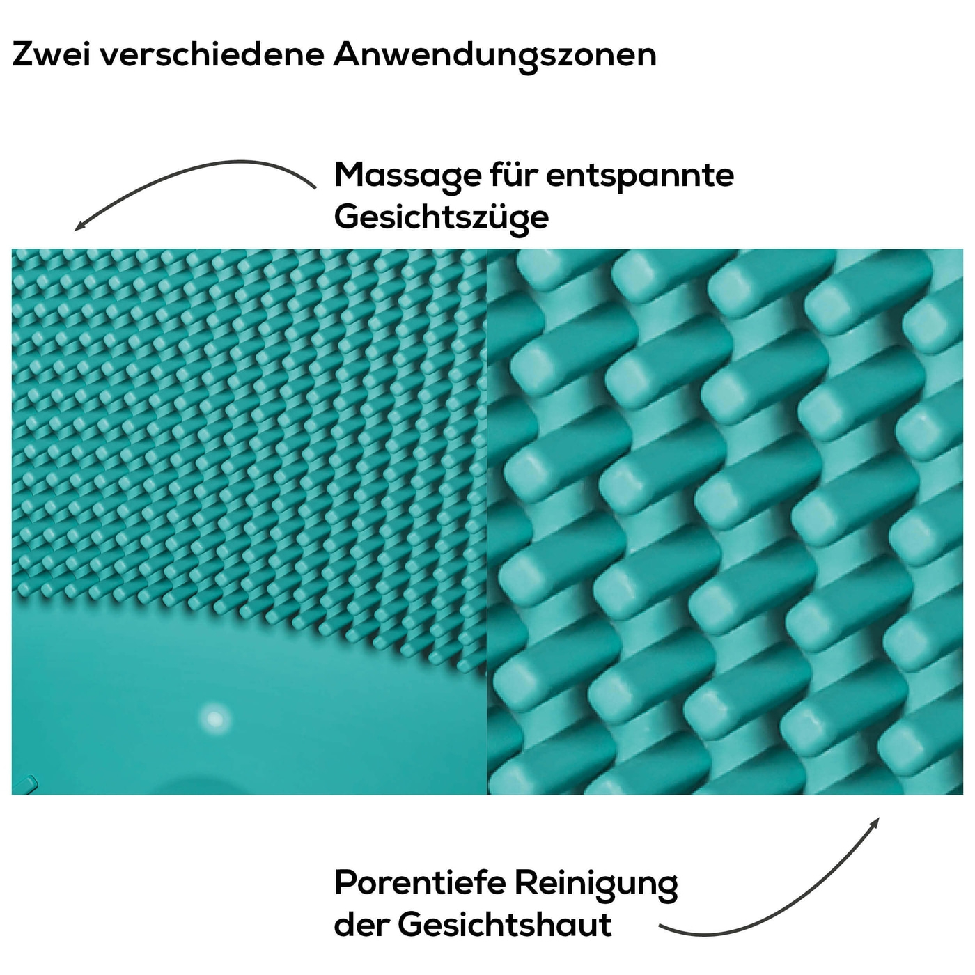 Beurer FC 52 Laguna Silikon-Gesichtsbürste-2-in-1: Porentiefe Reinigung und Massage