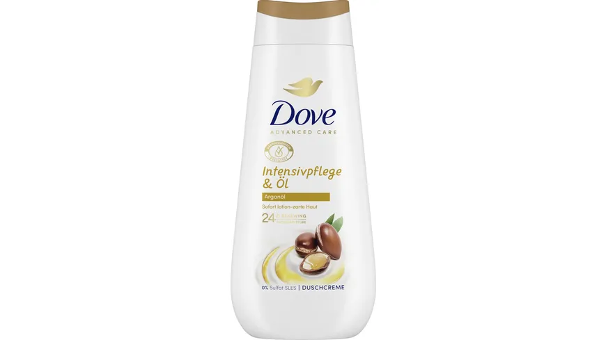 Dove Advanced Care Duschcreme Intensivpflege & Öl mit Arganöl 225 ml