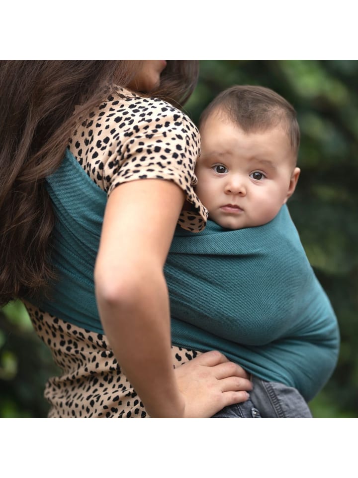 Hoppediz Babytragetuch Ultraleichtes Tragetuch in Hamburg forest günstig kaufen 4,60 x 0,70 m