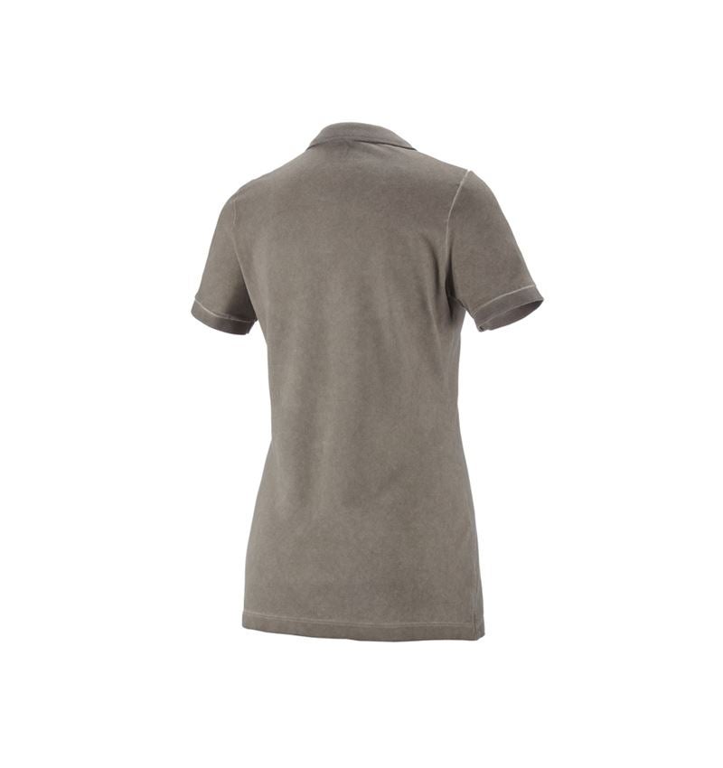 e.s. Polo-Shirt vintage cotton stretch, Damen