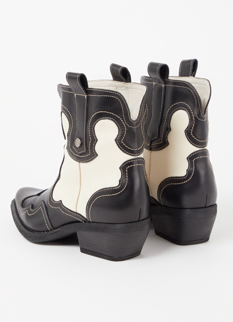 Ghete cowboy din piele Waynoa de la Steve Madden