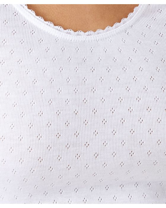 Tee-shirt maille fantaisie manches courtes Thermolactyl