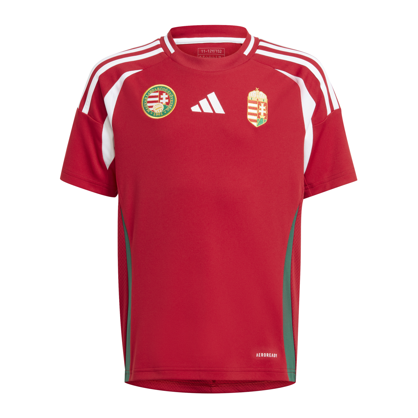adidas Ungarn Trikot Home EM 2024 Kids Rot