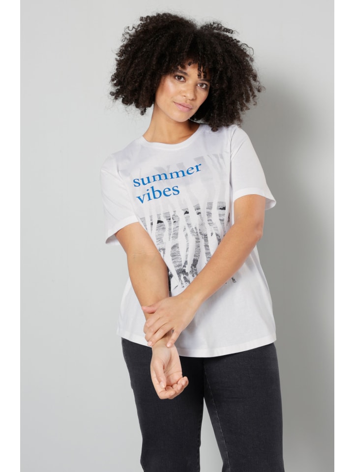 Sara Lindholm Shirt in weiß günstig kaufen
