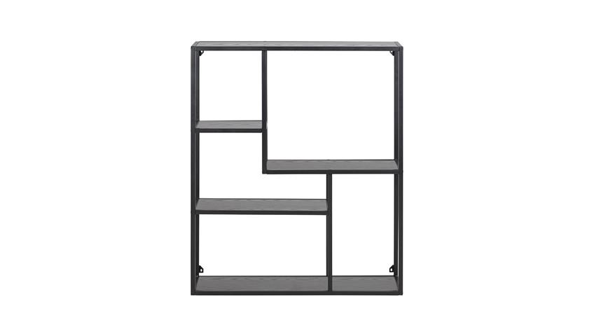 Design-Regal Seaford Schwarz 75 x 91 cm