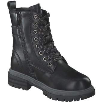 Claudia Ghizzani Schnür Boots in schwarz