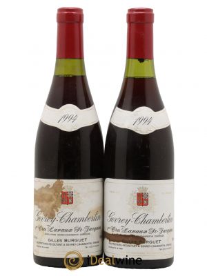 Gevrey-Chambertin 1er Cru Lavaux Saint Jacques Gilles Burguet 1994 - Lot de 2 Bouteilles