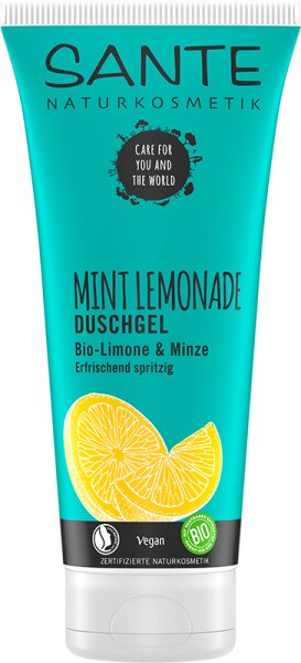 Sante MINT LEMONADE Duschgel Bio-Limone & Minze Duschgel Duschgel