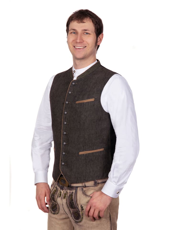 Edelnice Weste Friedrich in olivgrün günstig kaufen