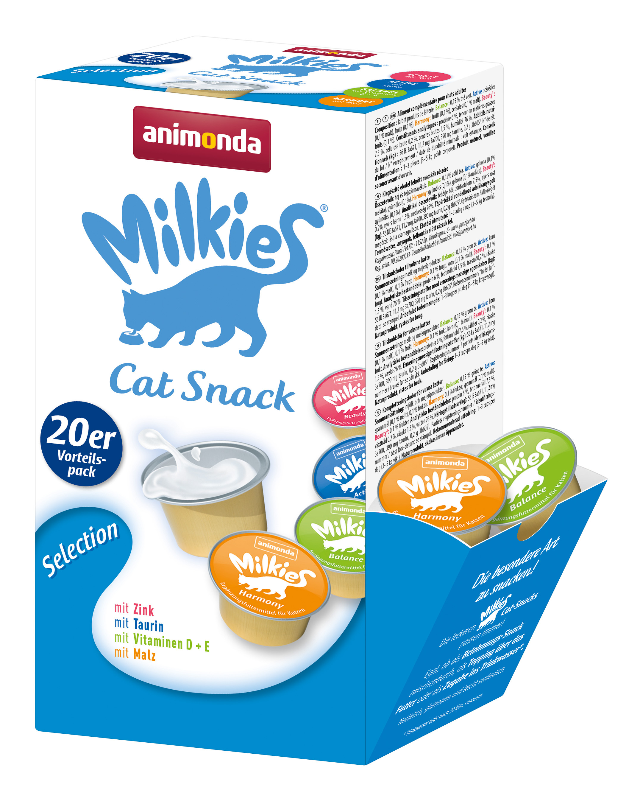 Animonda Snacks Animonda Milkies 20x15g Selection Box