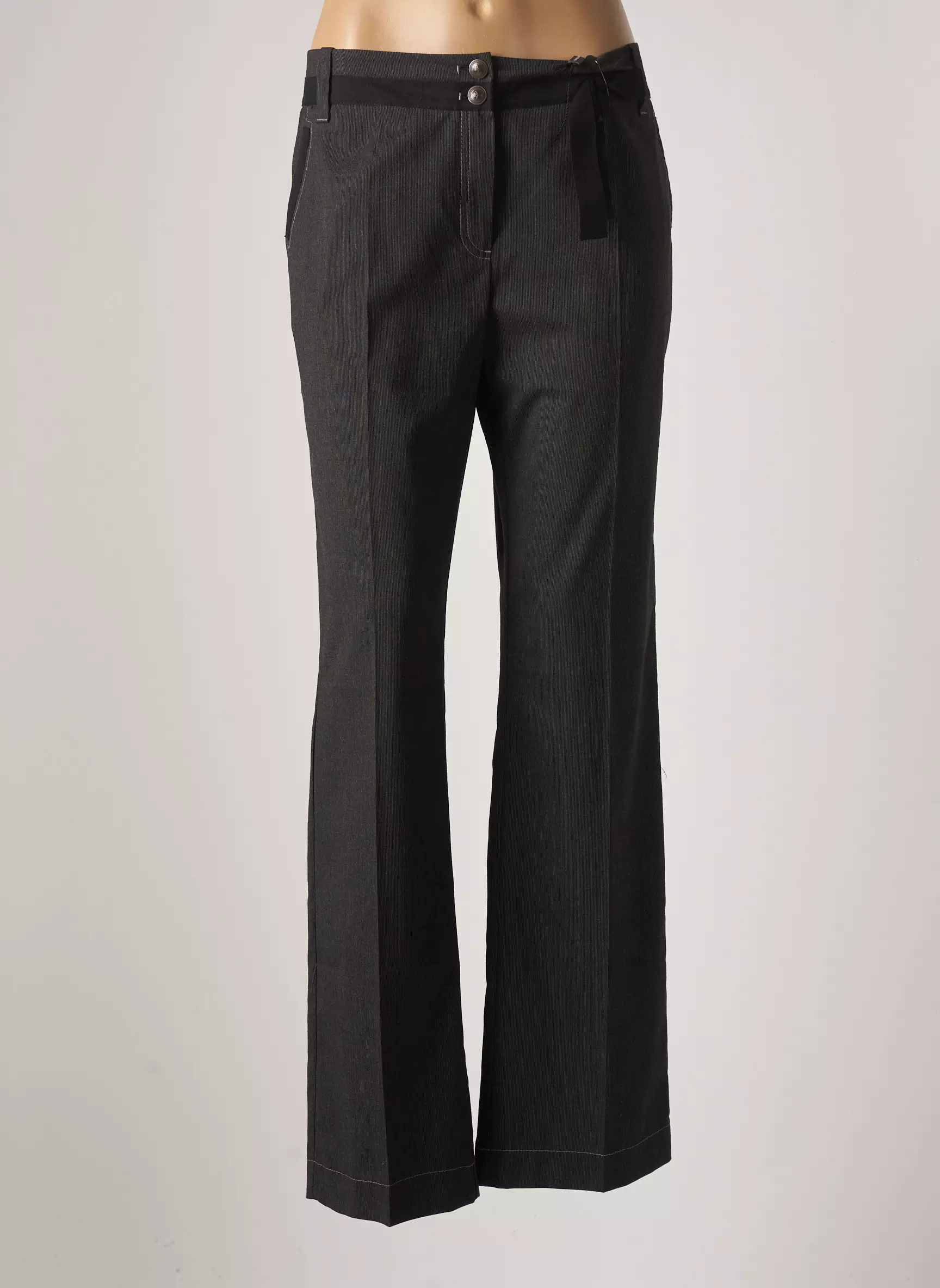 Garella Pantalons Droits Femme couleur noir