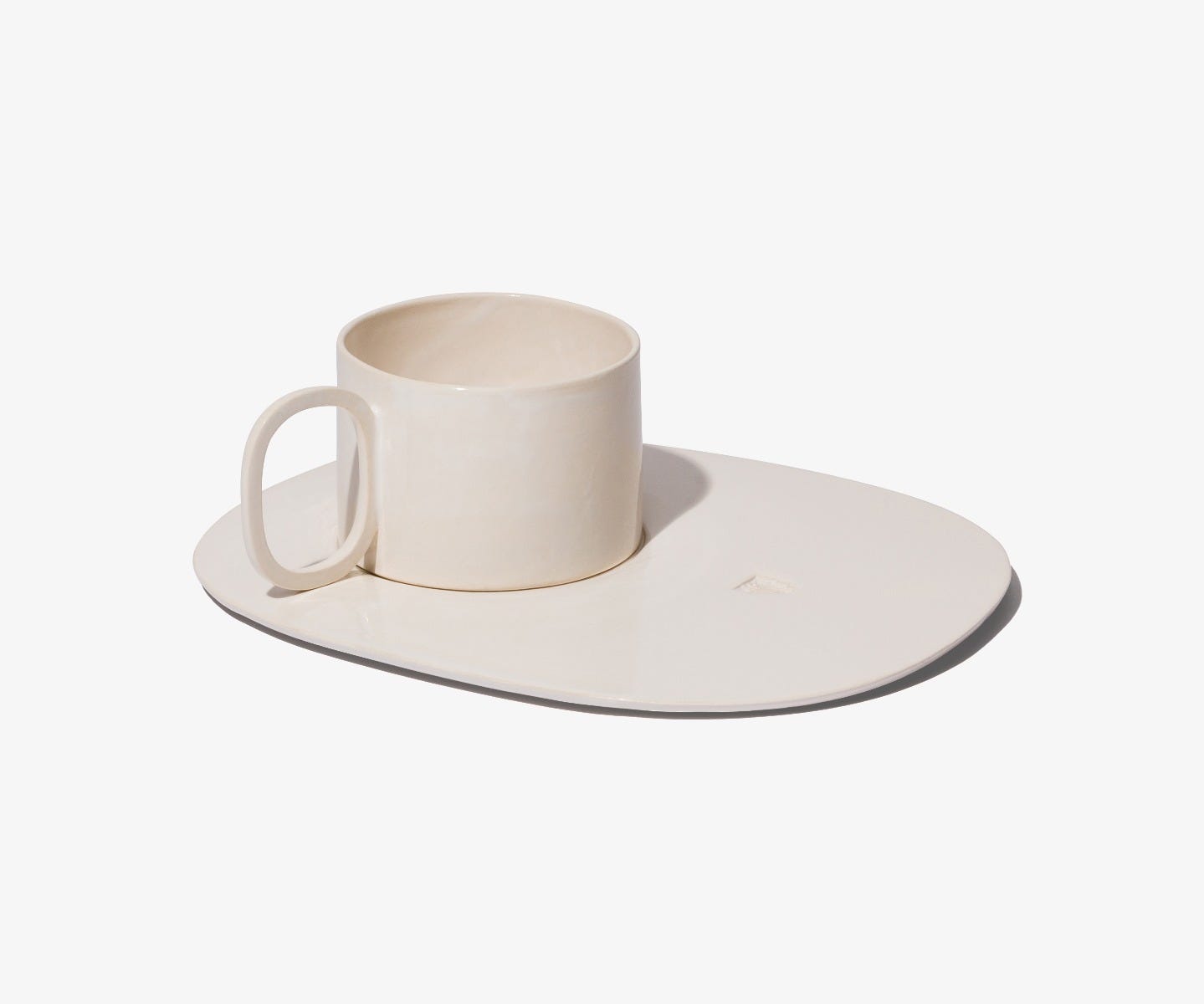 Tasse à café - Anse creuse avec plateau