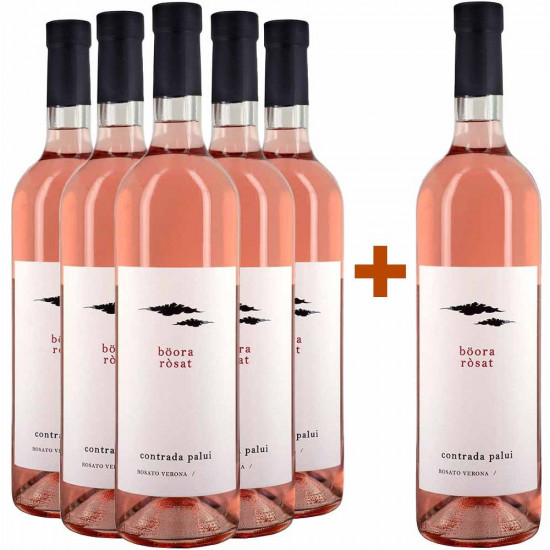 5+1 Paket böora ròsat Verona Rosato IGP trocken - Contrada Palui