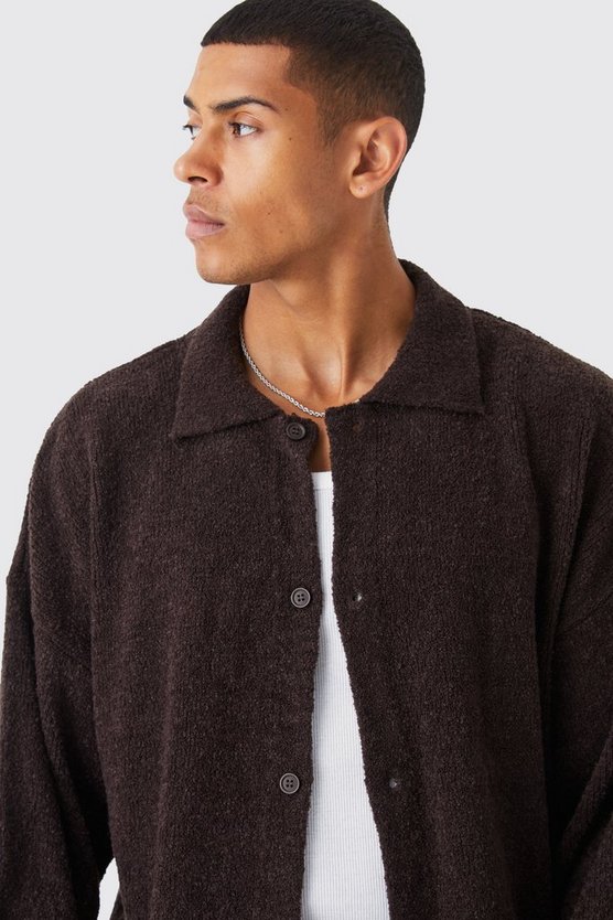 Kastiger Strick-Cardigan