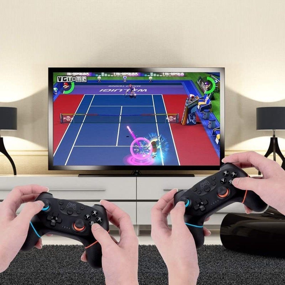 Hikeren Kabelloser Gaming Controller Mit Vibration,Achsen Gyroskop,Komfortabel Gamepad (1 St)