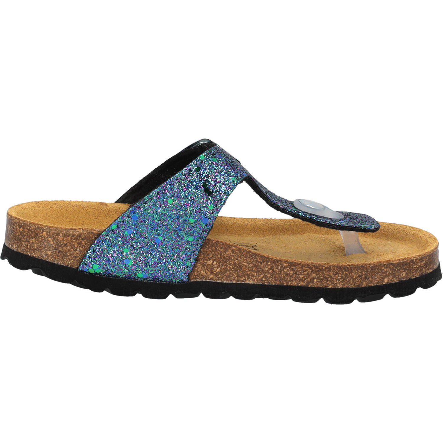 Palado Kids Kos G Glitzer, Zehentrenner, Kinder, Blau
