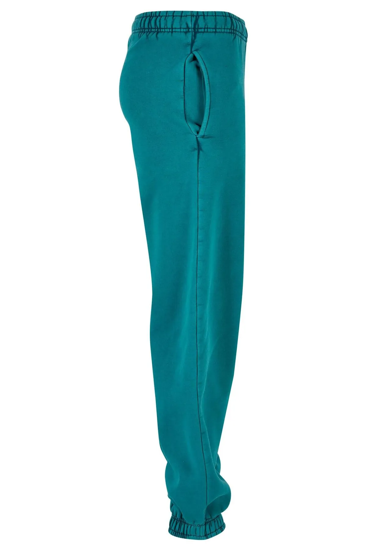 Urban Classics  Damen Sweatpants mit hoher Taille und Stonewashed-Effekt