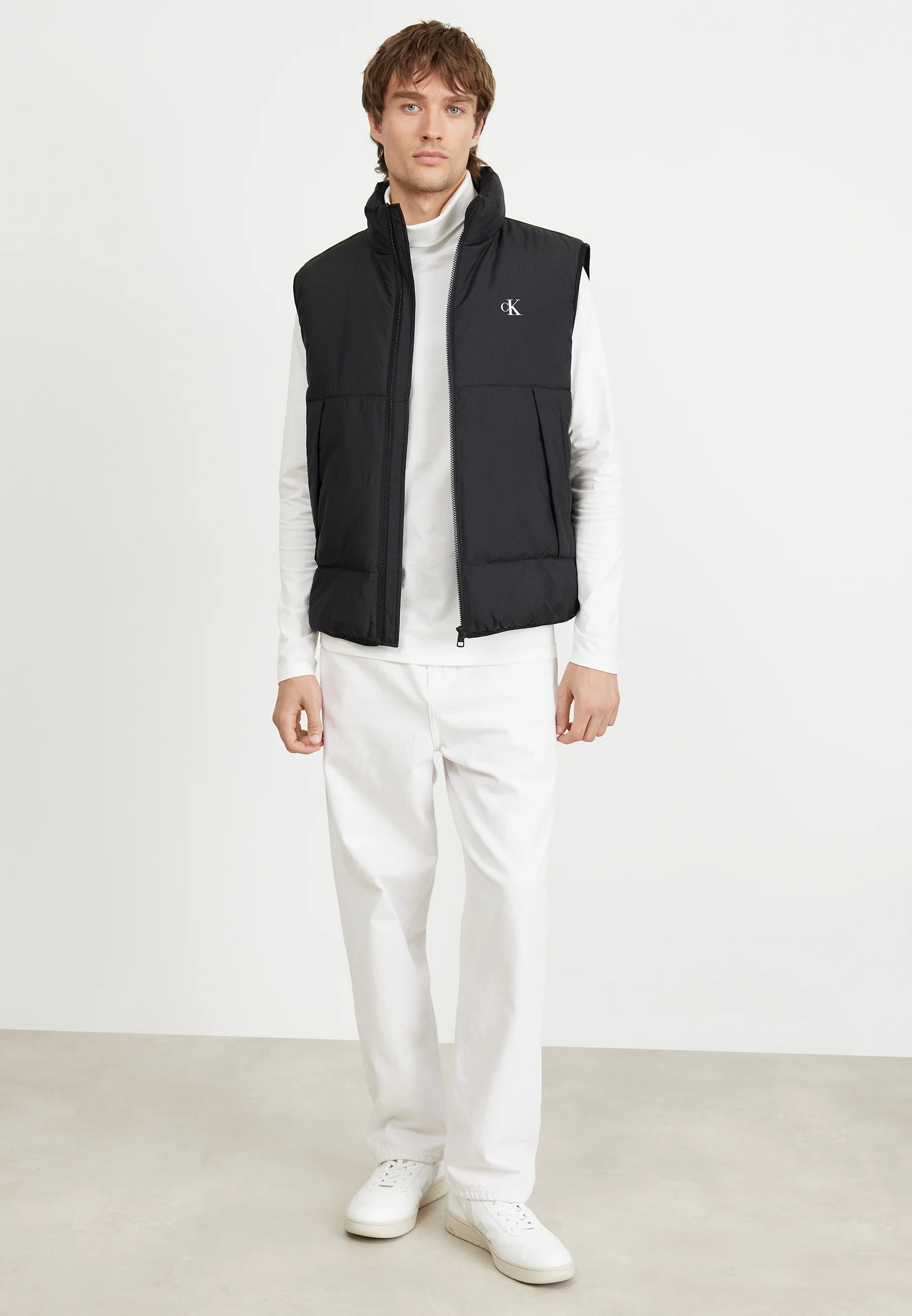 Chaleco acolchado ligero Calvin Klein Jeans - Sin mangas