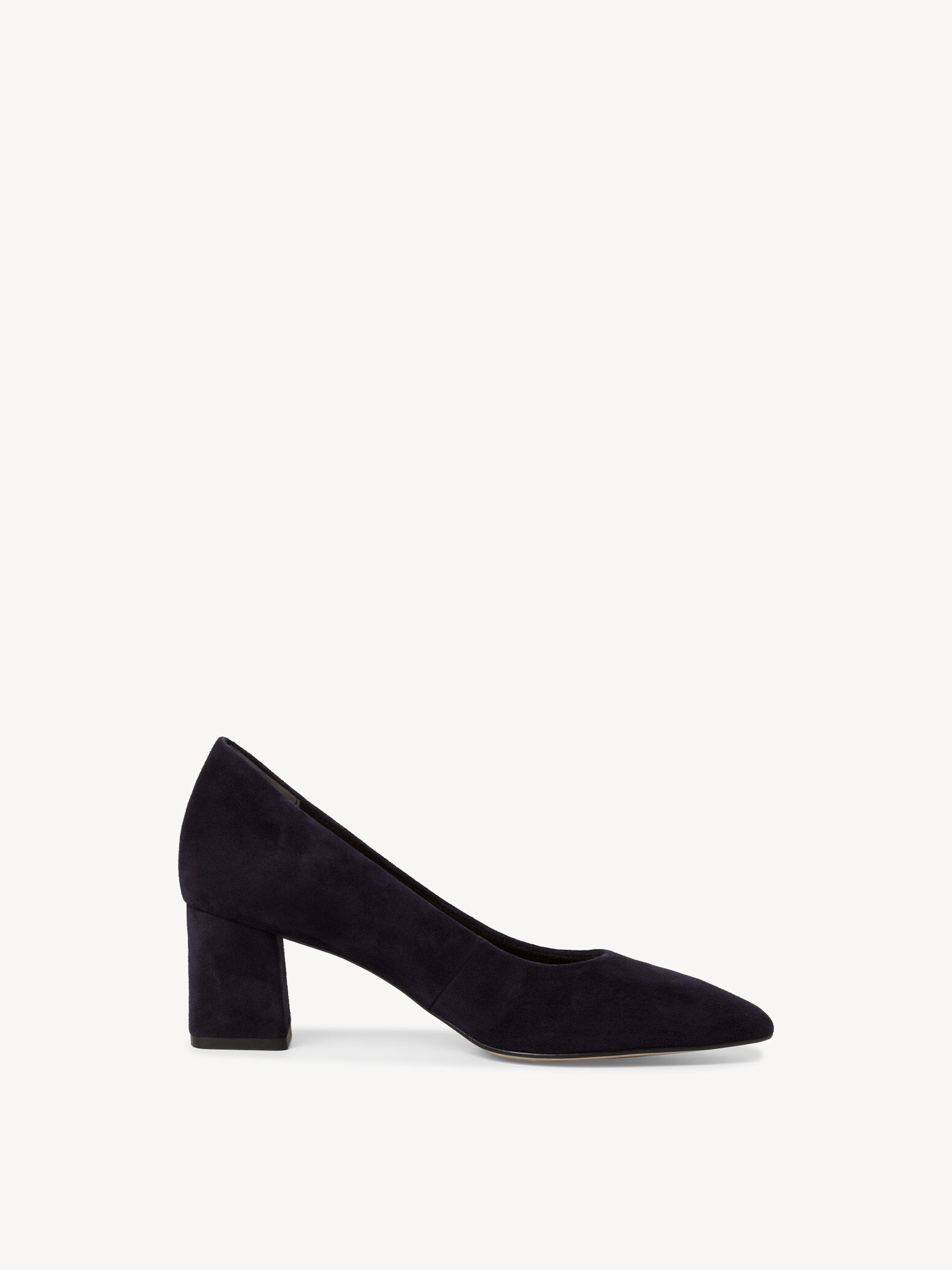 Escarpin en cuir - bleu
