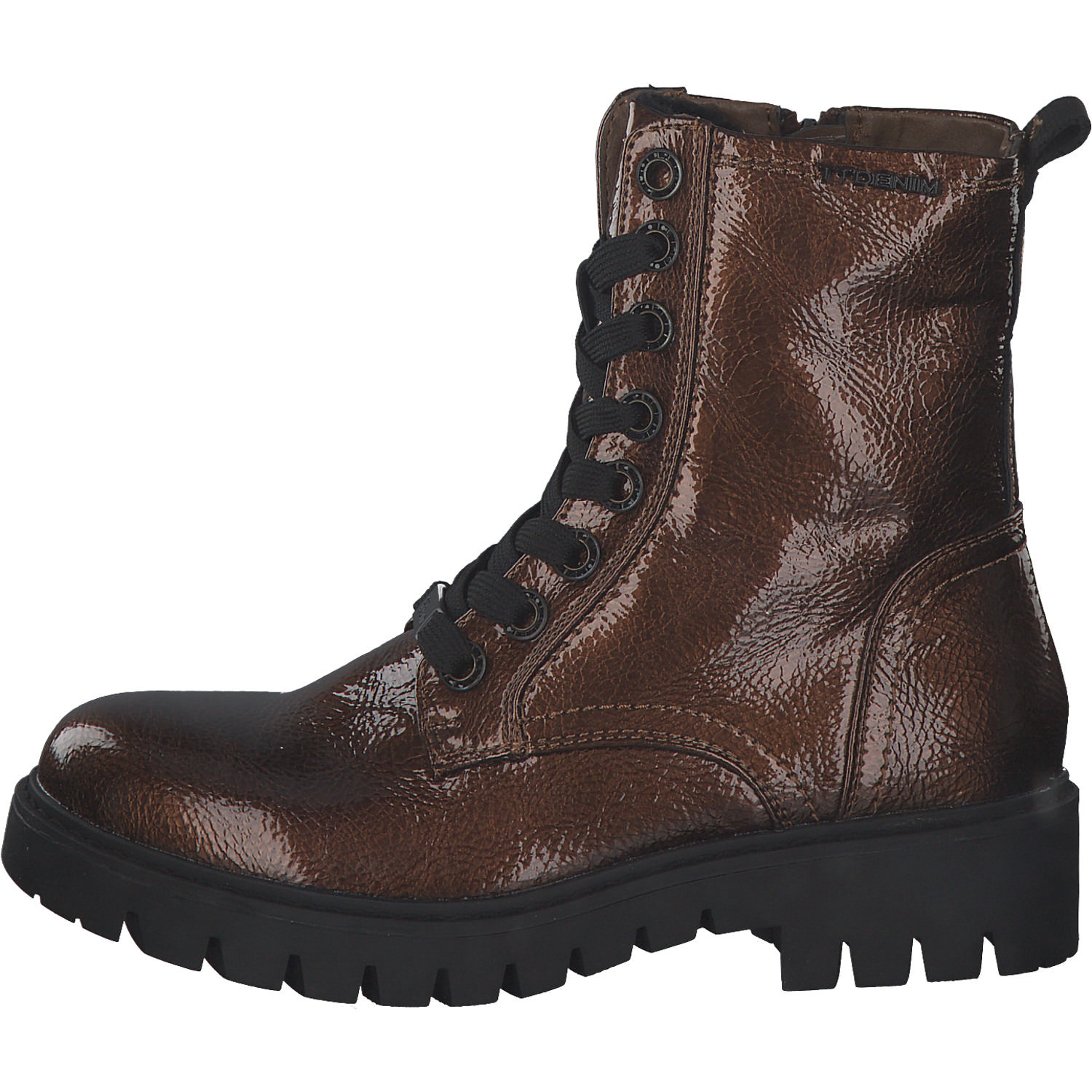 Tom Tailor 2195004, Schnürstiefeletten, Damen, Braun/Bronze