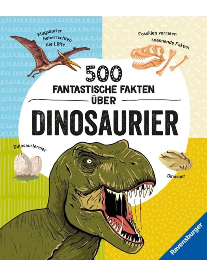 Ravensburger 500 fantastische Fakten über Dinosaurier - Ein spannendes Dinosaurierbuch für... günstig kaufen onesize