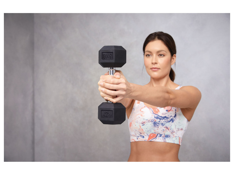 CRIVIT Hexagonhantel 5 kg