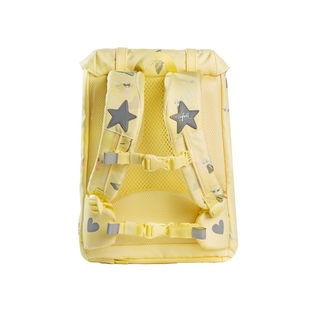 Frii of Norway Ergonomischer Schulrucksack 22L Yellow