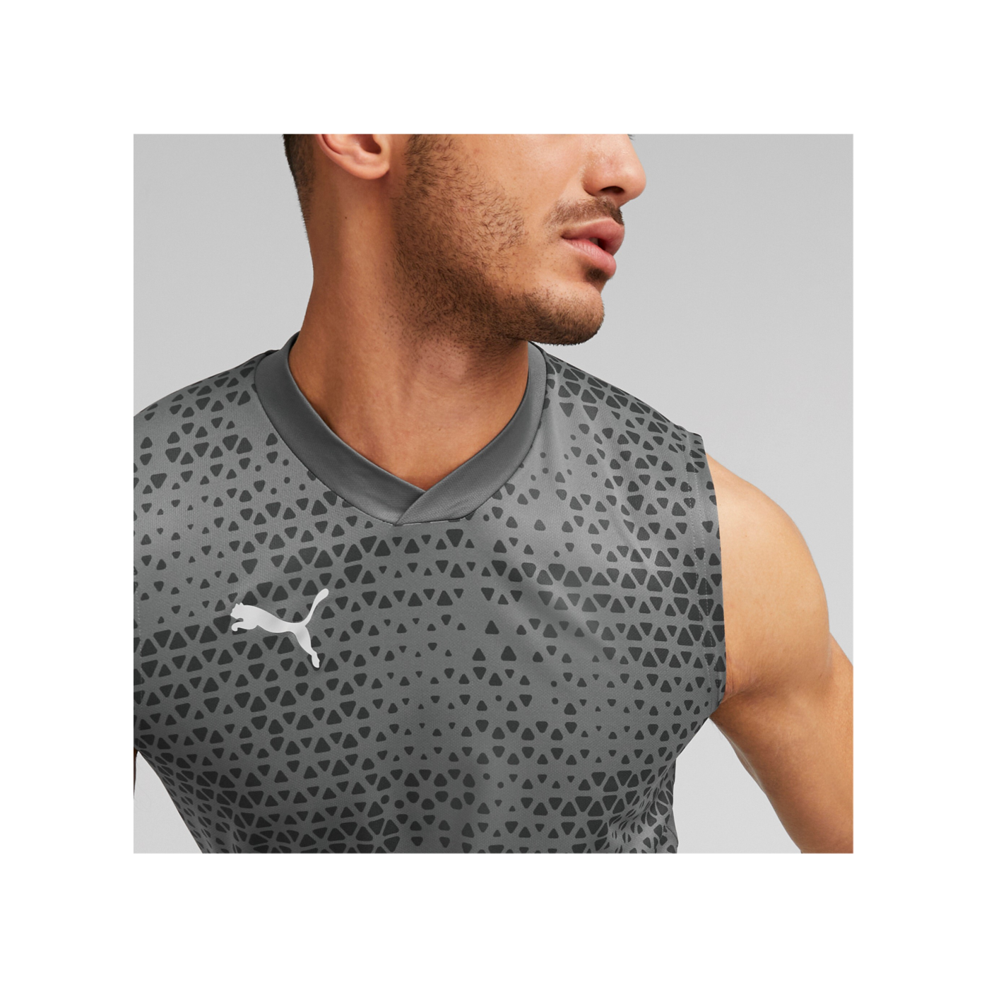PUMA teamCUP Trainingssweatshirt Grau F13