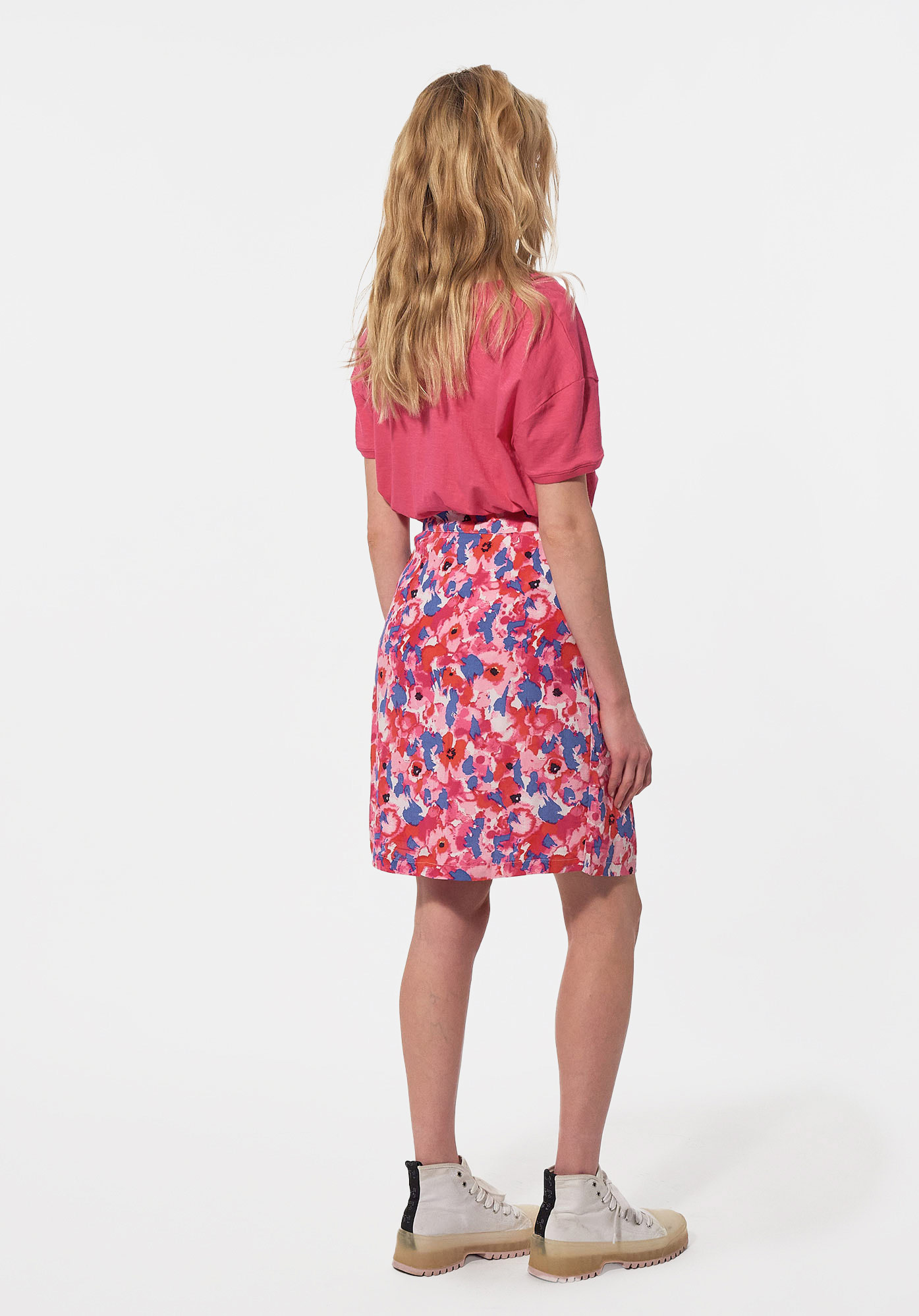BELLA  Jupe fleurie Femme