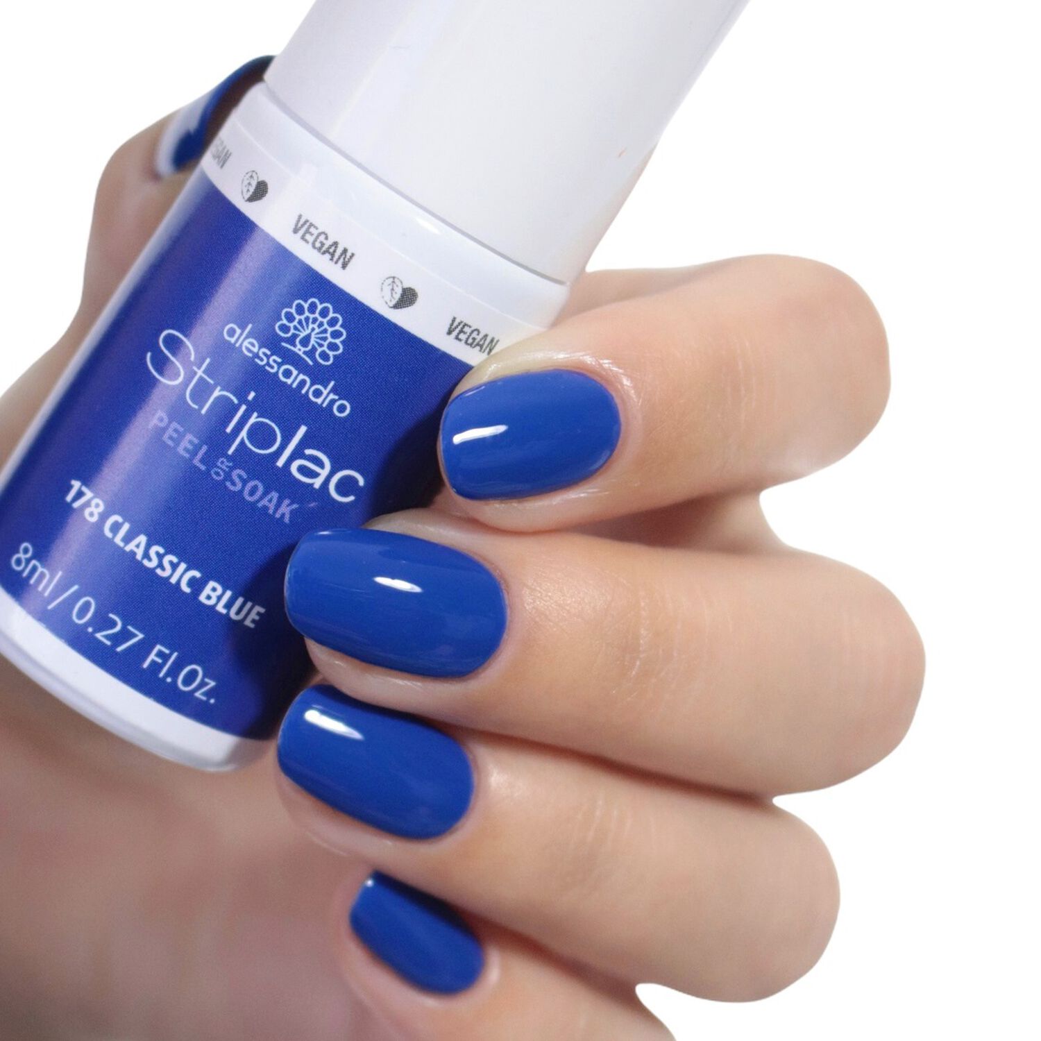 Alessandro Striplac Peel or Soak Vernis Semi-permanent - 178 Classic Blue