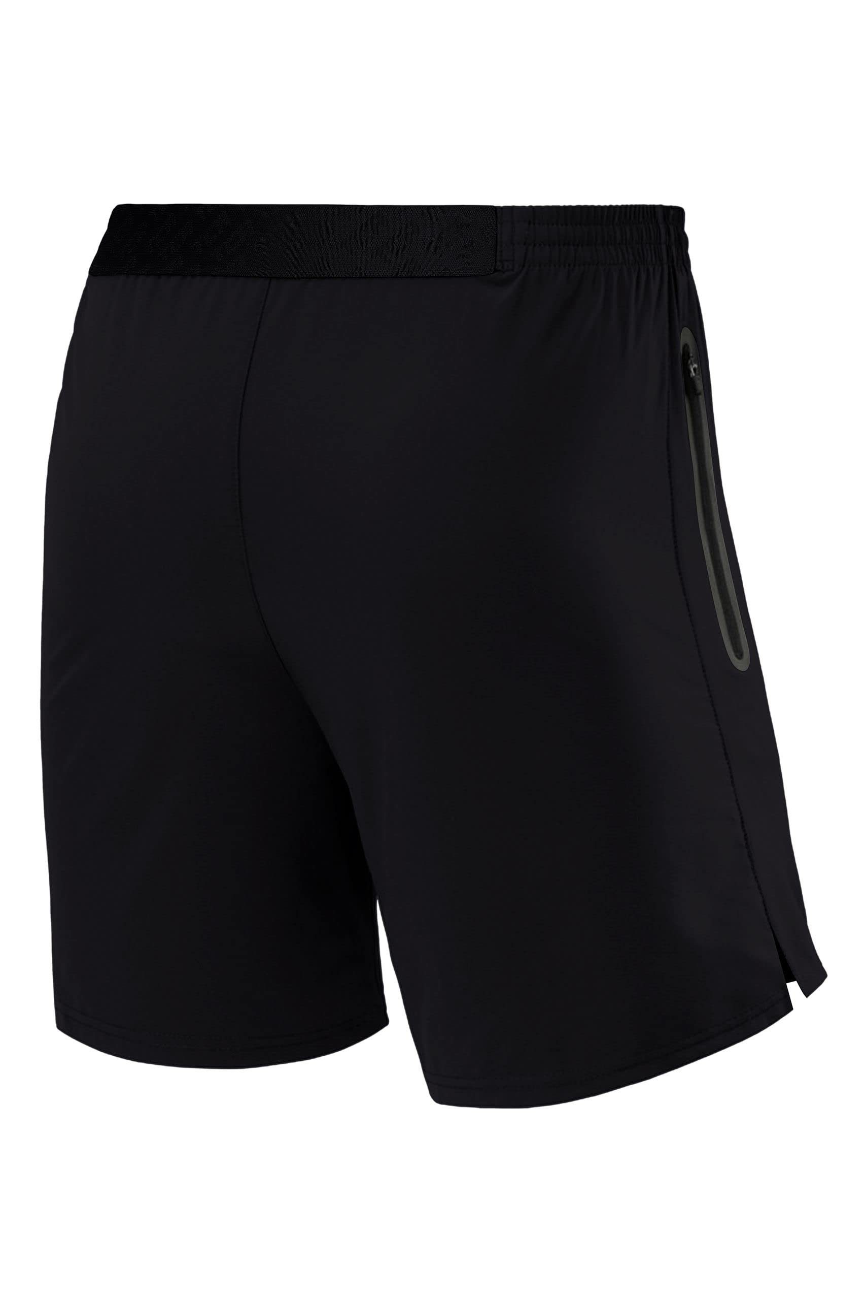 TCA 3/4-Hose TCA Herren Elite Tech Laufhose mit Reißverschlusstaschen - Schwarz, XS