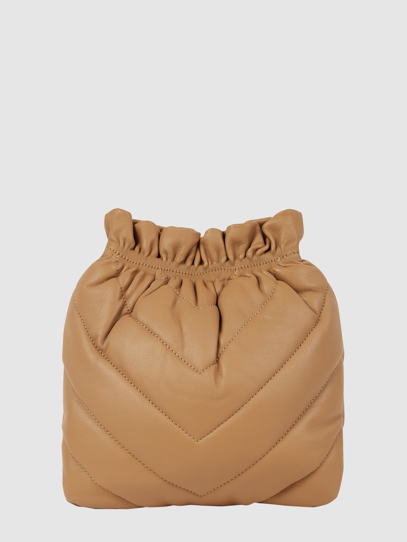Crossbody Bag aus Leder Modell 'Lilou' in camel
