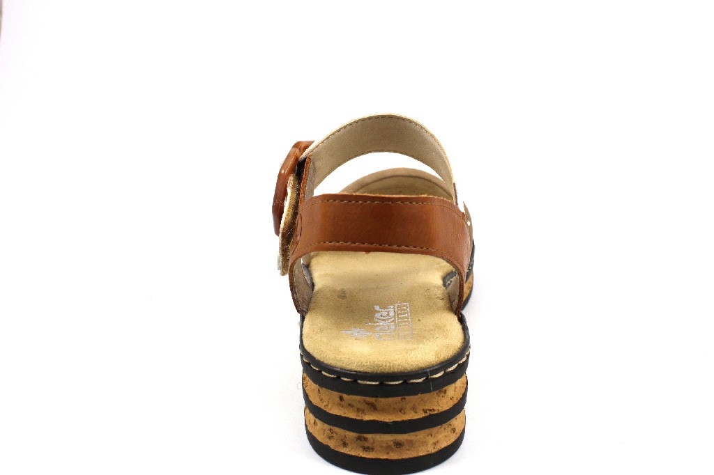 RIEKER Klassische Sandalen beige