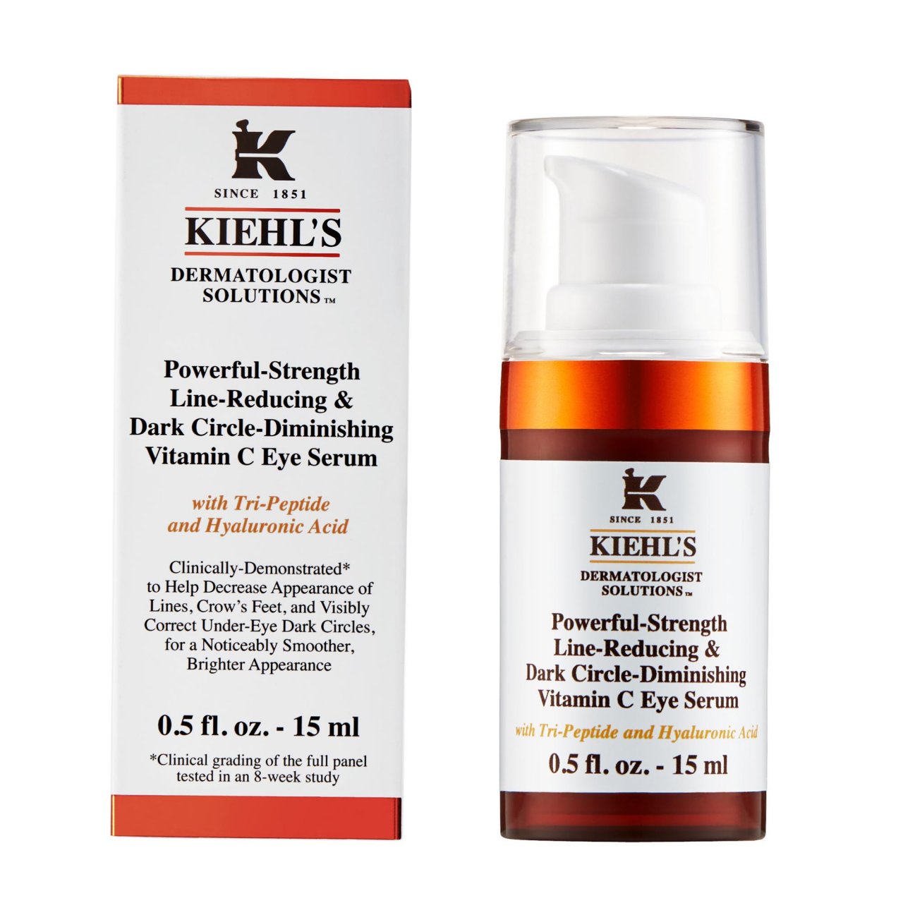KIEHL&'S Augenpflege Powerful-Strength Line-Reducing & Dark Circle Diminishing Vitamin C Eye Serum
