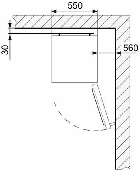 Amica Kühl-/Gefrierkombination KGC 15635 B, 144 cm hoch, 55 cm breit