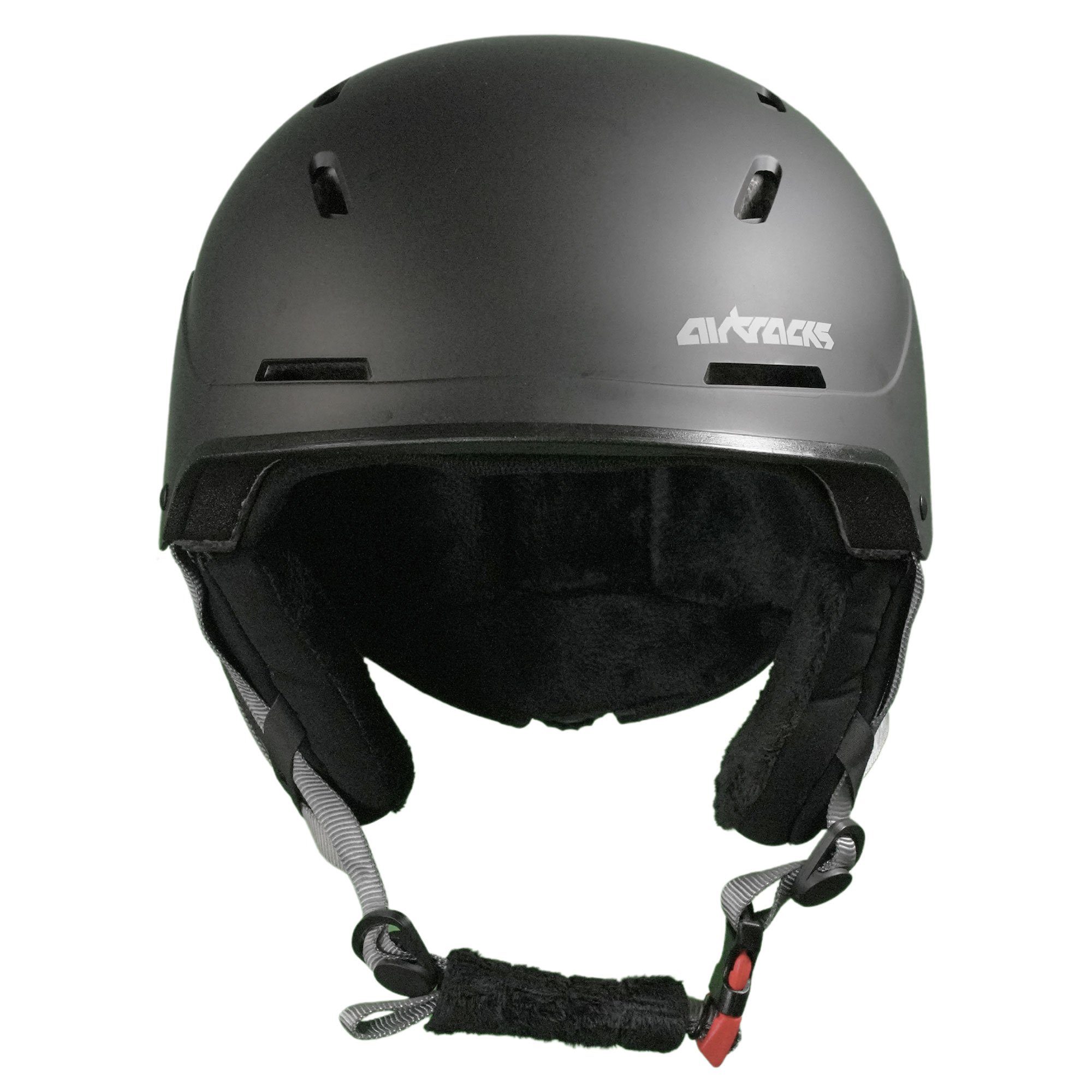 Airtracks Skihelm Ski - Snowboard Helm STRONG SP-S210 (für Herren und Damen mit Ventilationssystem & stufenloser Anpassung), - Farbe Matt  S- 50-54cm. M - 54-58cm, L- 58-61cm