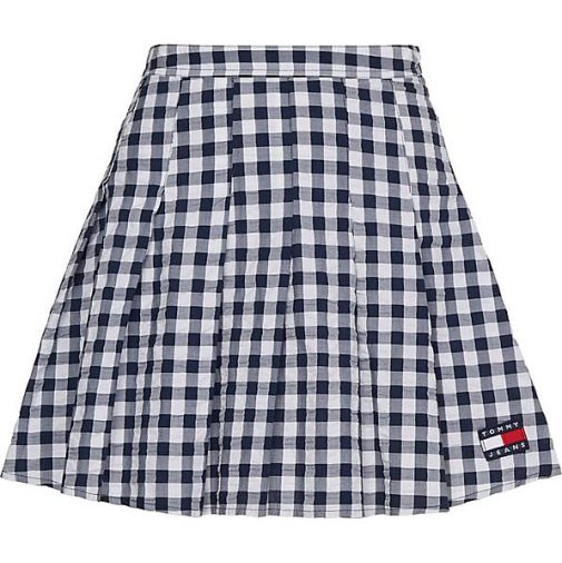 TOMMY-JEANS Damen Minirock GINGHAM
