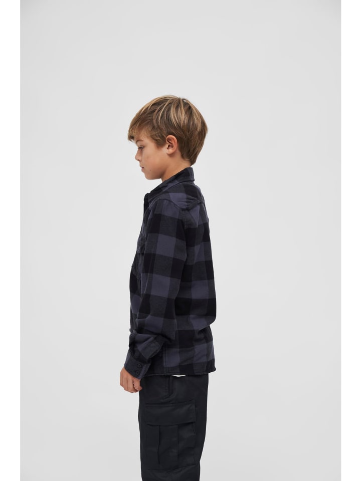 Brandit Brandit Hemden in black/grey günstig kaufen 122/128