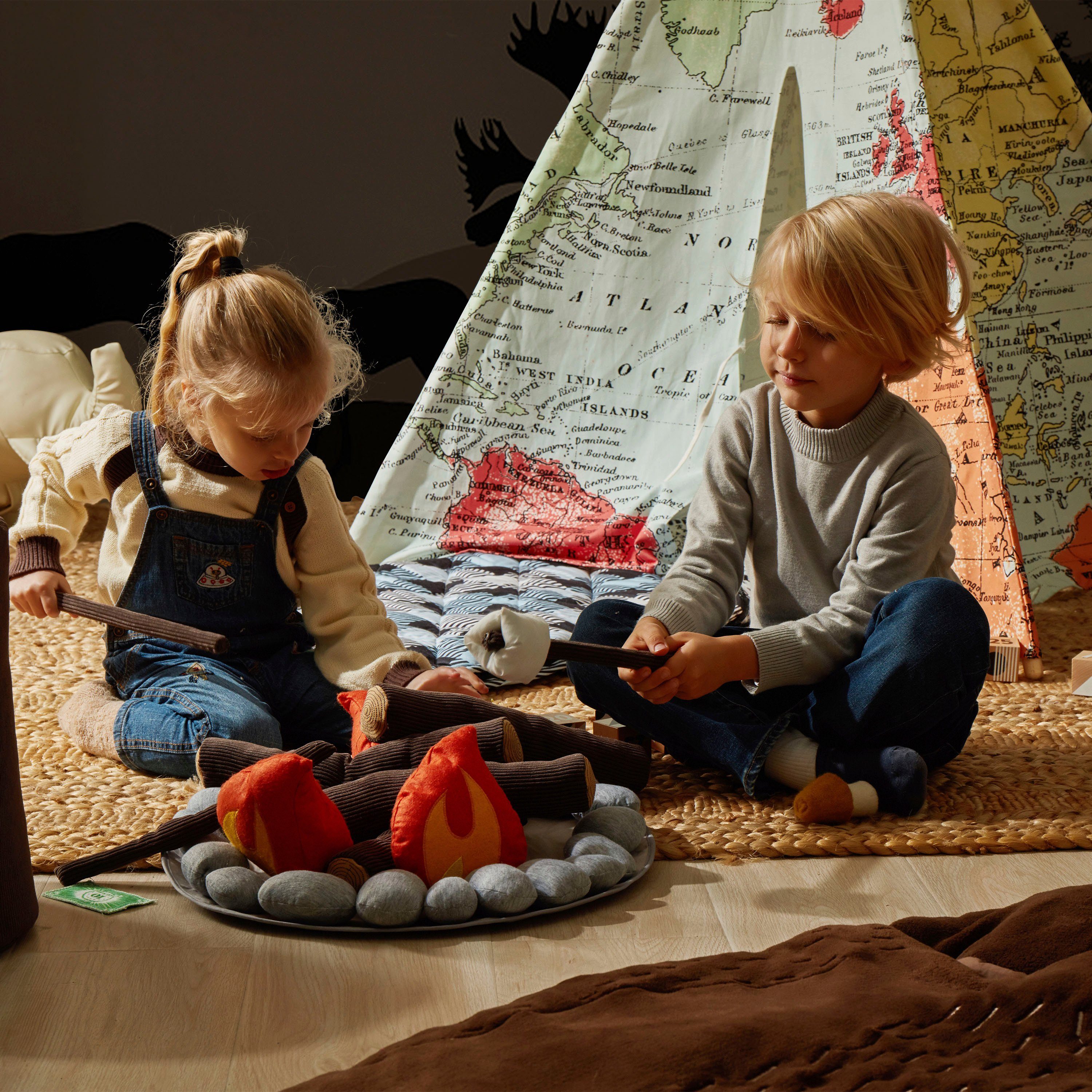 Sunny Tipi-Zelt Weltkarte