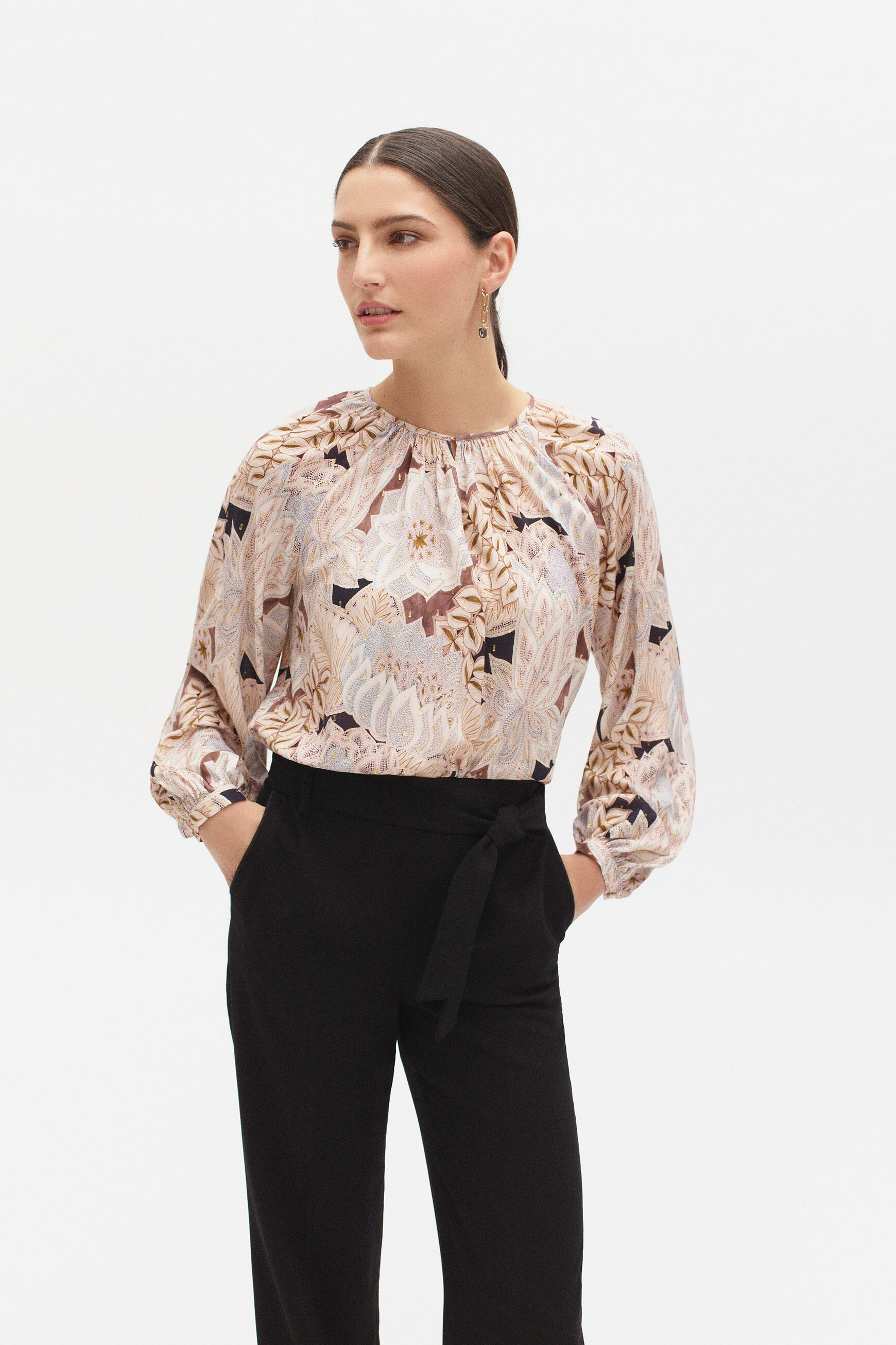 chemisier mika gold rose clair femme