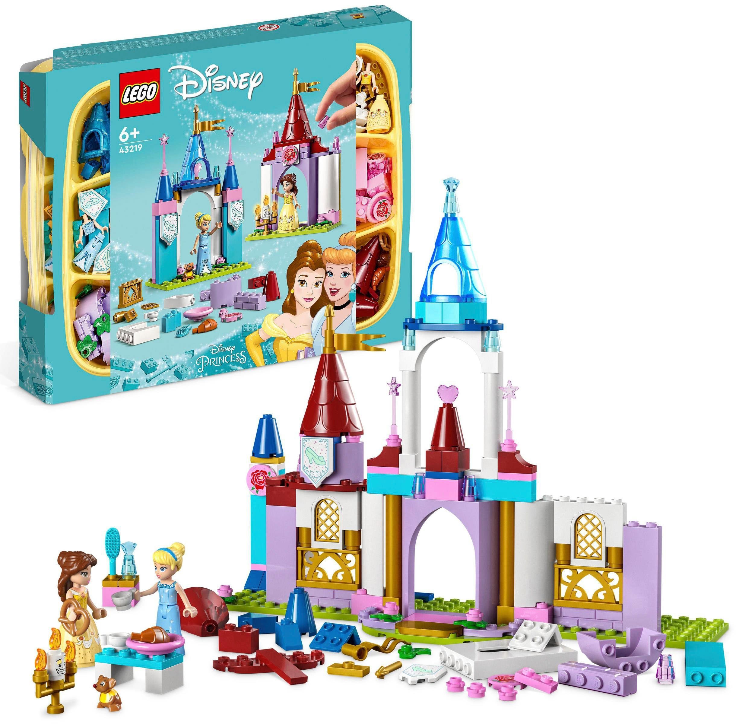 LEGO® Konstruktionsspielsteine Kreative Schlösserbox (43219), LEGO®  Princess, (140 St)