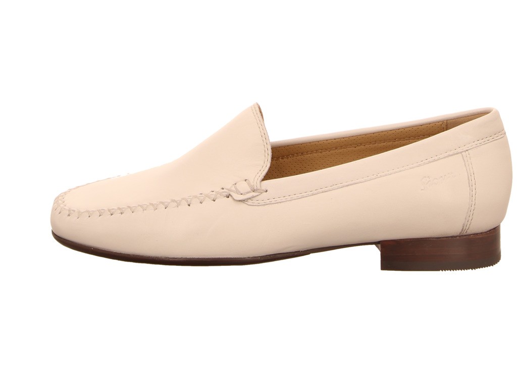 SIOUX Klassische Slipper weiss campina