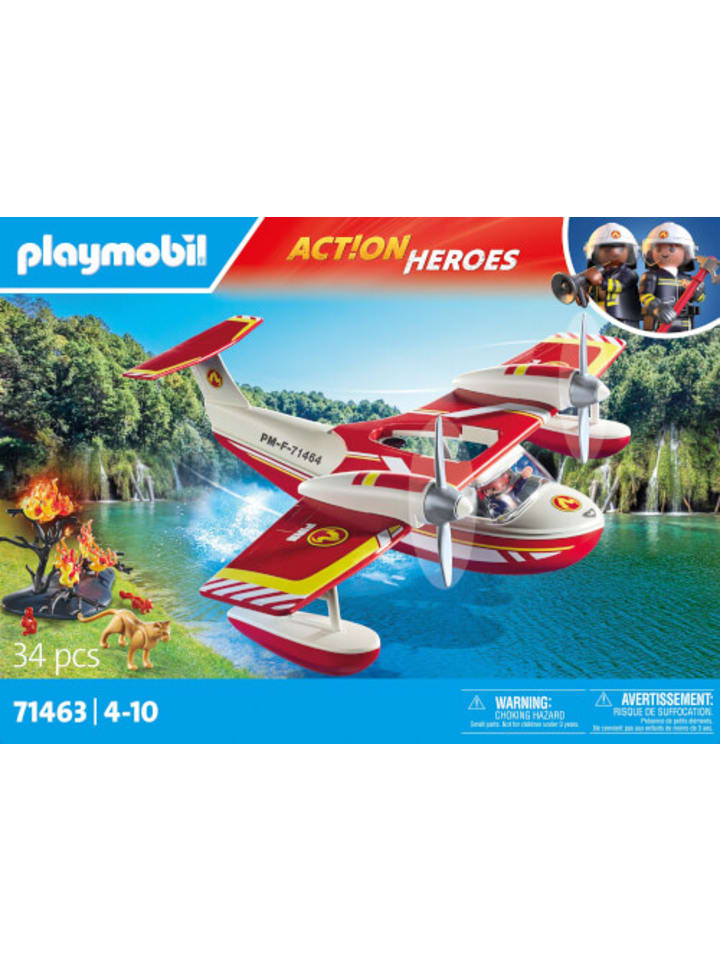 Playmobil Spielfigur Set Action Heroes Feuerwehrflugzeug mit Löschfunktion, 4-10 Jahre günstig kaufen onesize