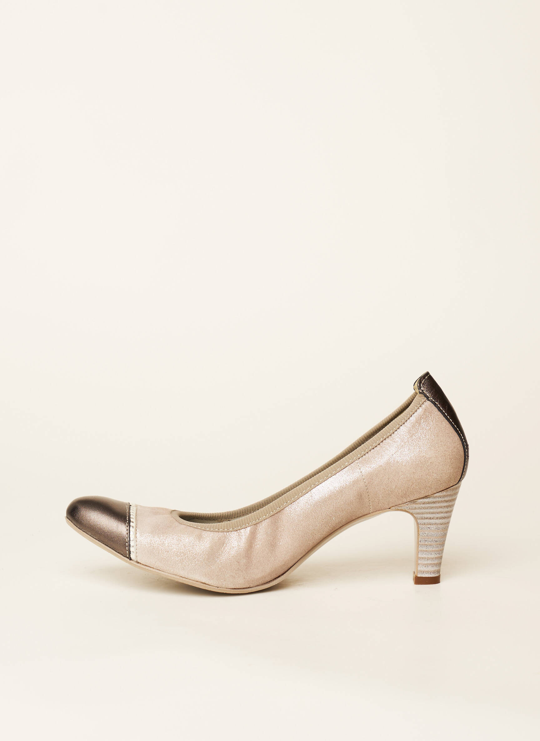 Un Tour En Ville Escarpins Femme couleur beige