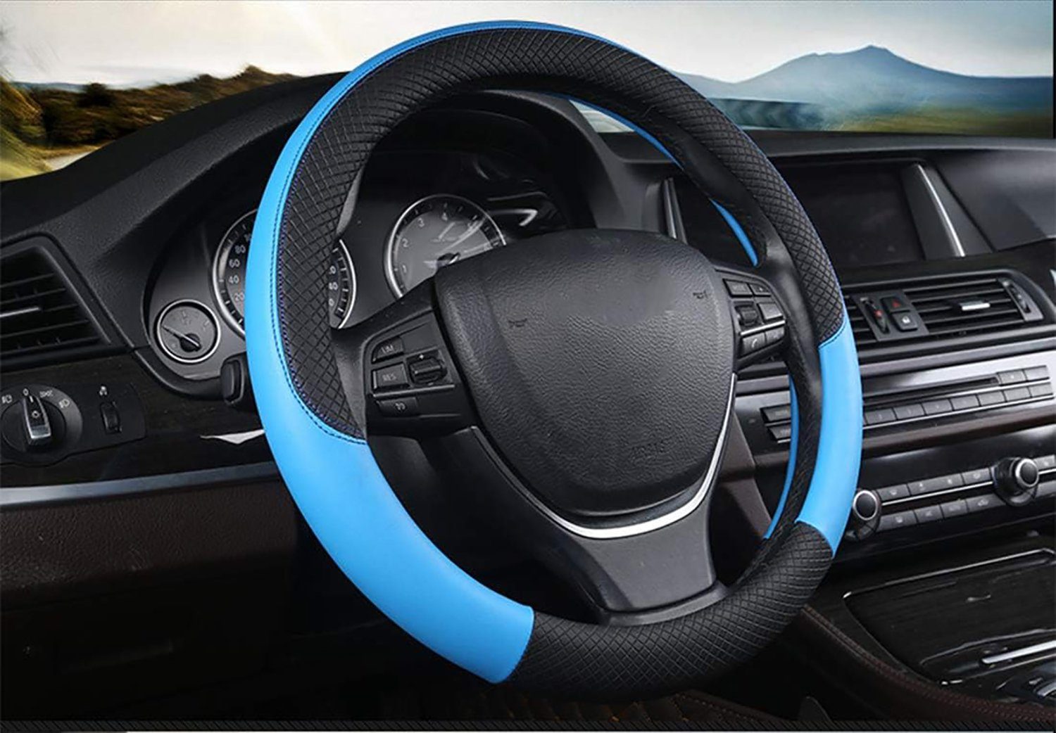 EBUY Lenkradbezug Universal Anti Rutsch Auto Lenkradhülle Lenkrad Abdeckung, (1-tlg)
