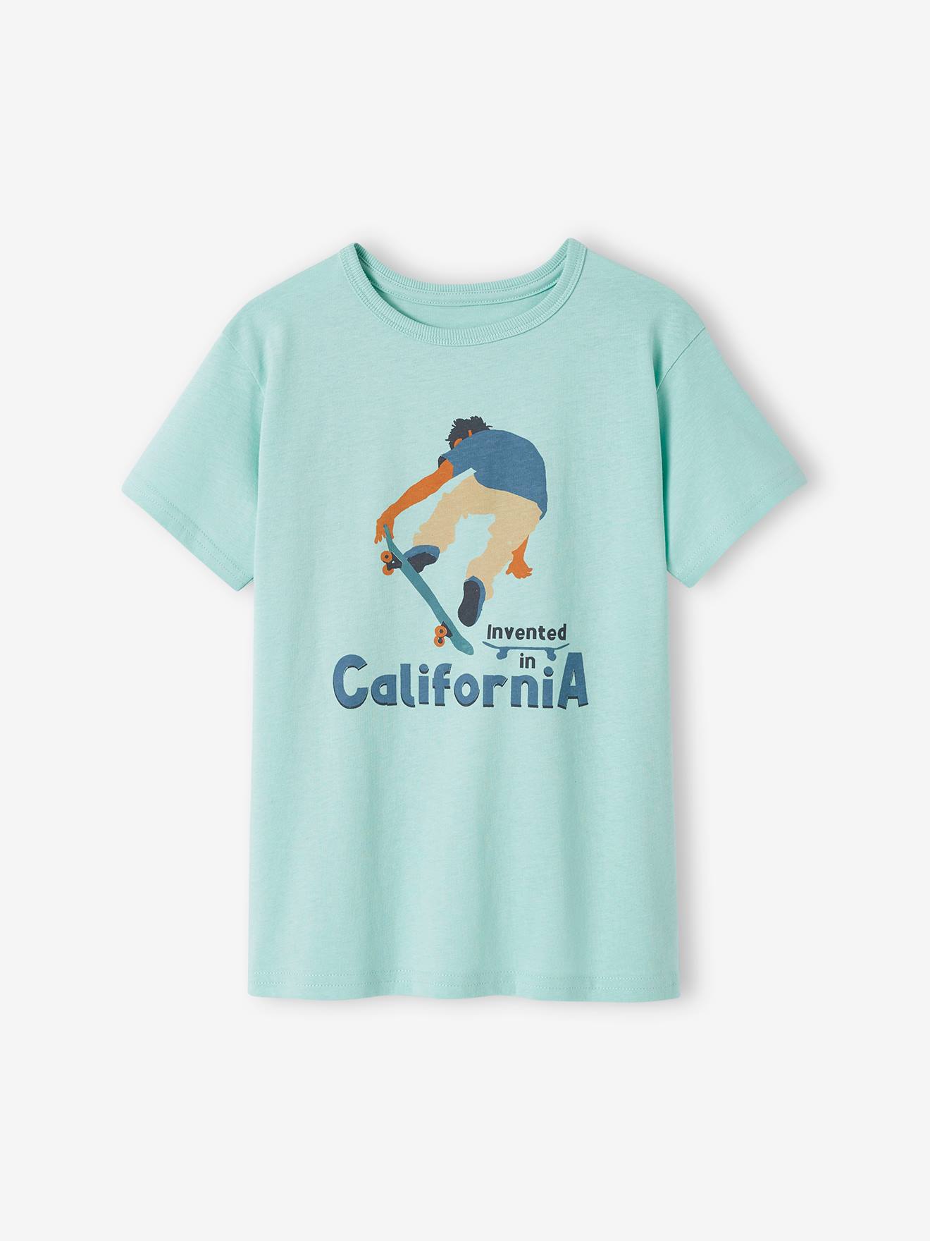 Vertbaudet Jungen T-Shirt, grafischer Print Oeko-Tex - rosenholz