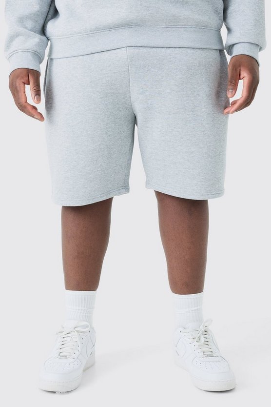 Plus lockere Jersey-Shorts