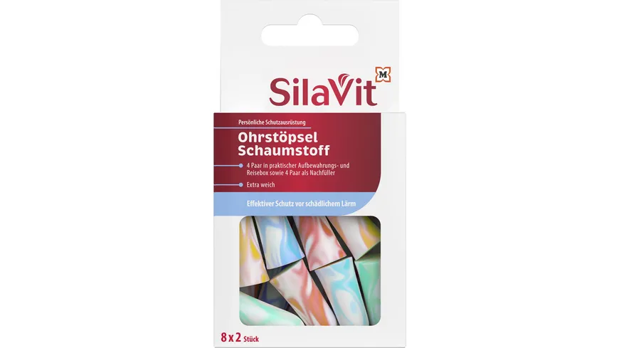 SilaVit Ohrstöpsel Schaumstoff