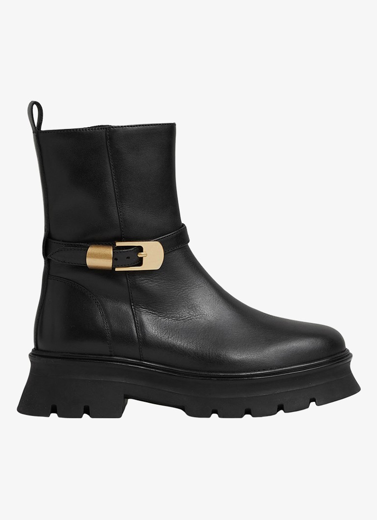 Reiss  Elena biker boot van kalfsleer